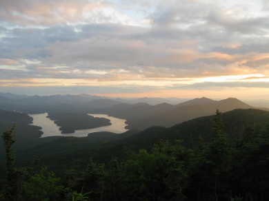 View from Whiteface Mountain in the Adirondacks