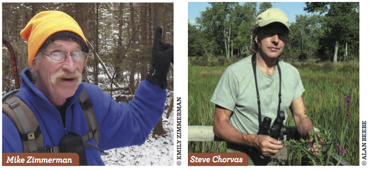 Mike Zimmerman and Steve Chorvas are the 2016 Julie Nicholson Citizen Scientists of the Year. 