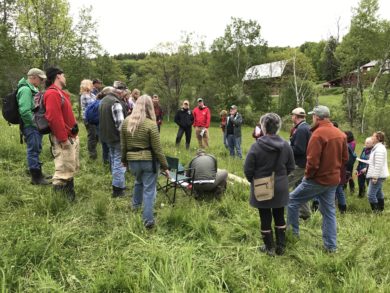 landowners discuss grassland bird management