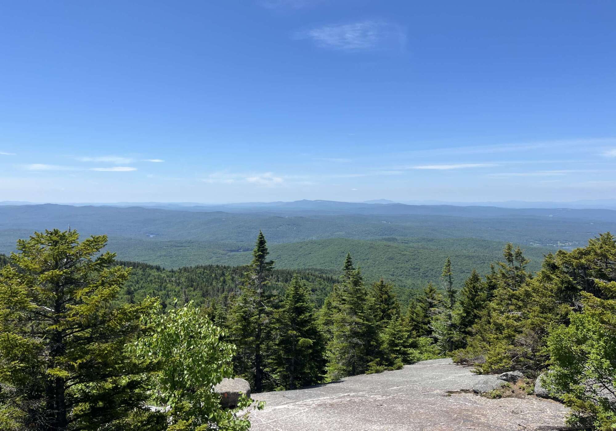 View from Mount Cardigan’s Summit 